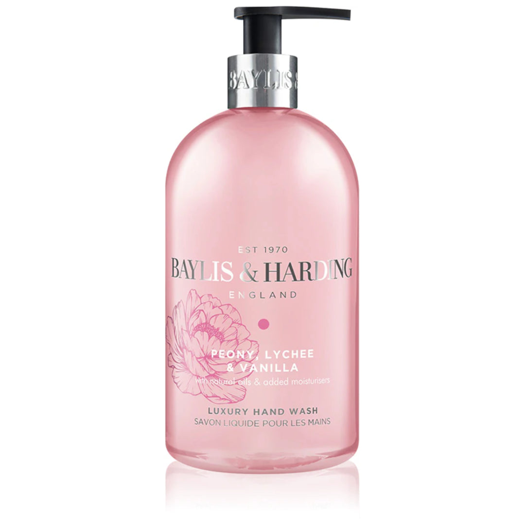 Bayliss & Harding Peony, Lychee & Vanilla Luxury Hand Wash 500Ml