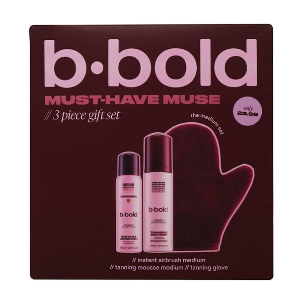 Bbold Must Have Muse Medium 3pc Tanning Gift Set