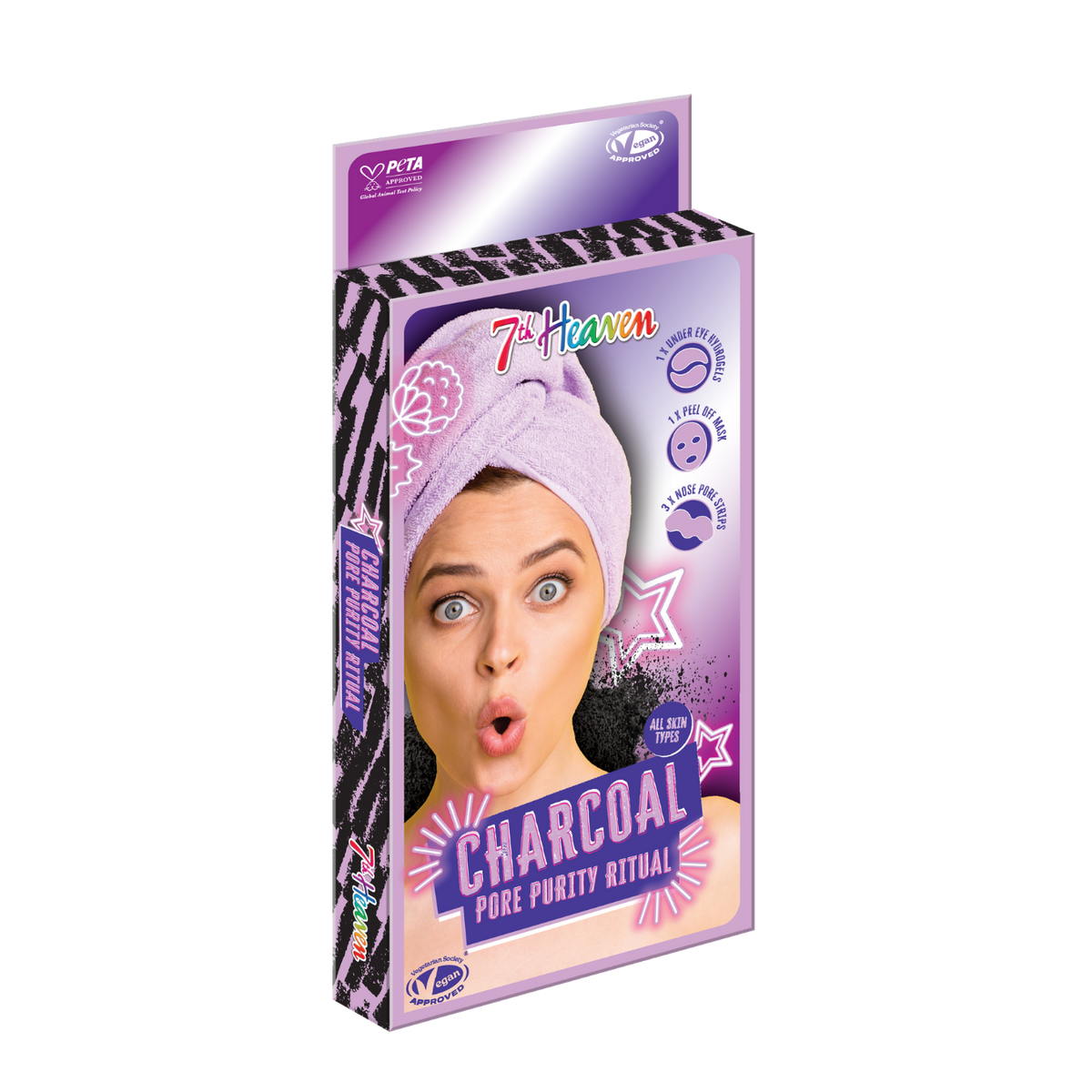 7th Heaven Charcoal Pure Purity Set 6 Pack