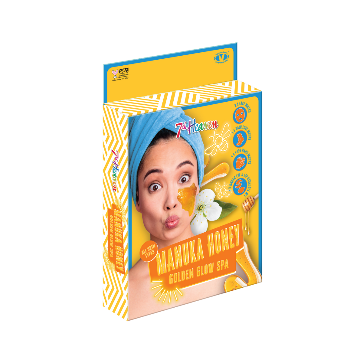 7th Heaven Manuka Honey Glow Spa Set 6 Pack