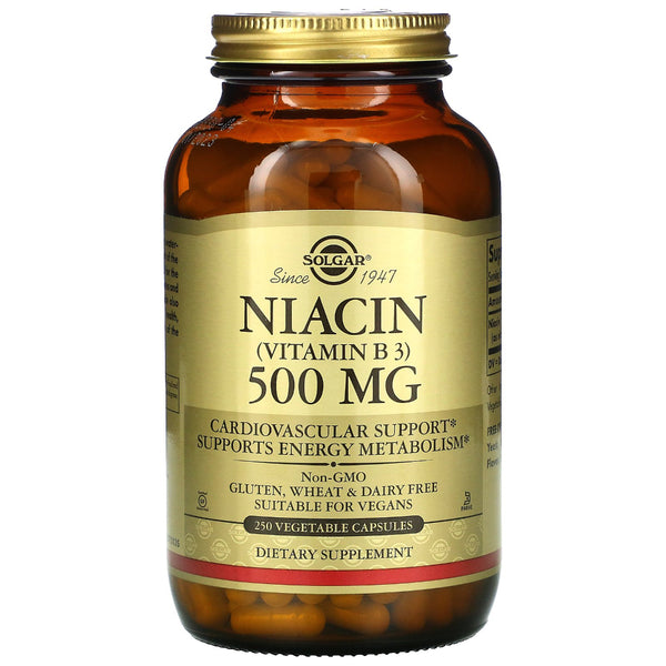 Solgar Niacin (B3) 500Mg 100 Caps