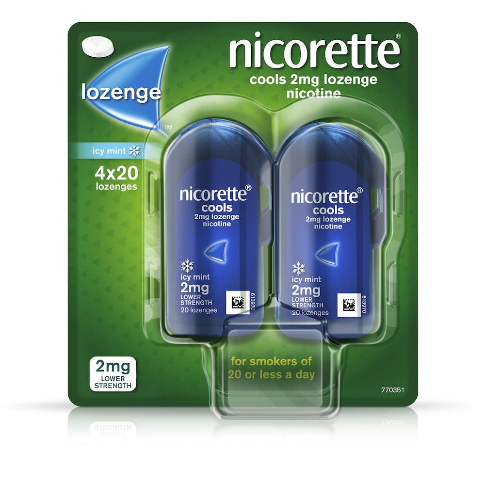 Nicorette Cools 2Mg Loz 80Pk