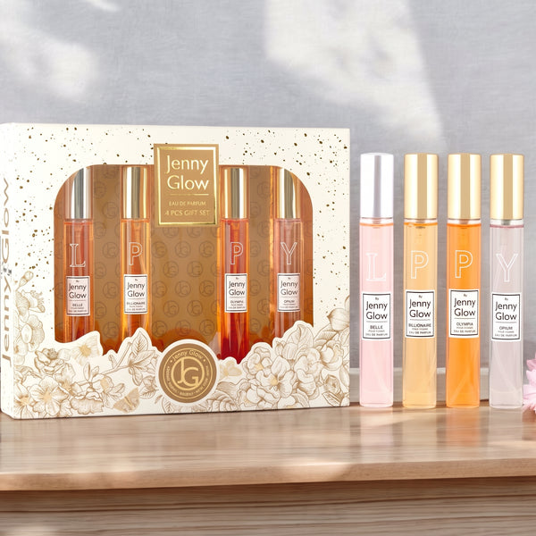 Jenny Glow 4 X 15Ml Gift Set (Olympia, Opium, Belle, Billionaire)