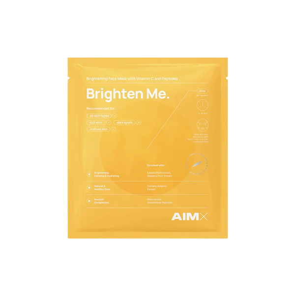 Lerelle Beauty Aimx Brighten Me Sheet Mask With Vitamin C