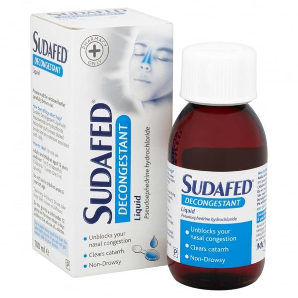 Sudafed Syrup 100Ml