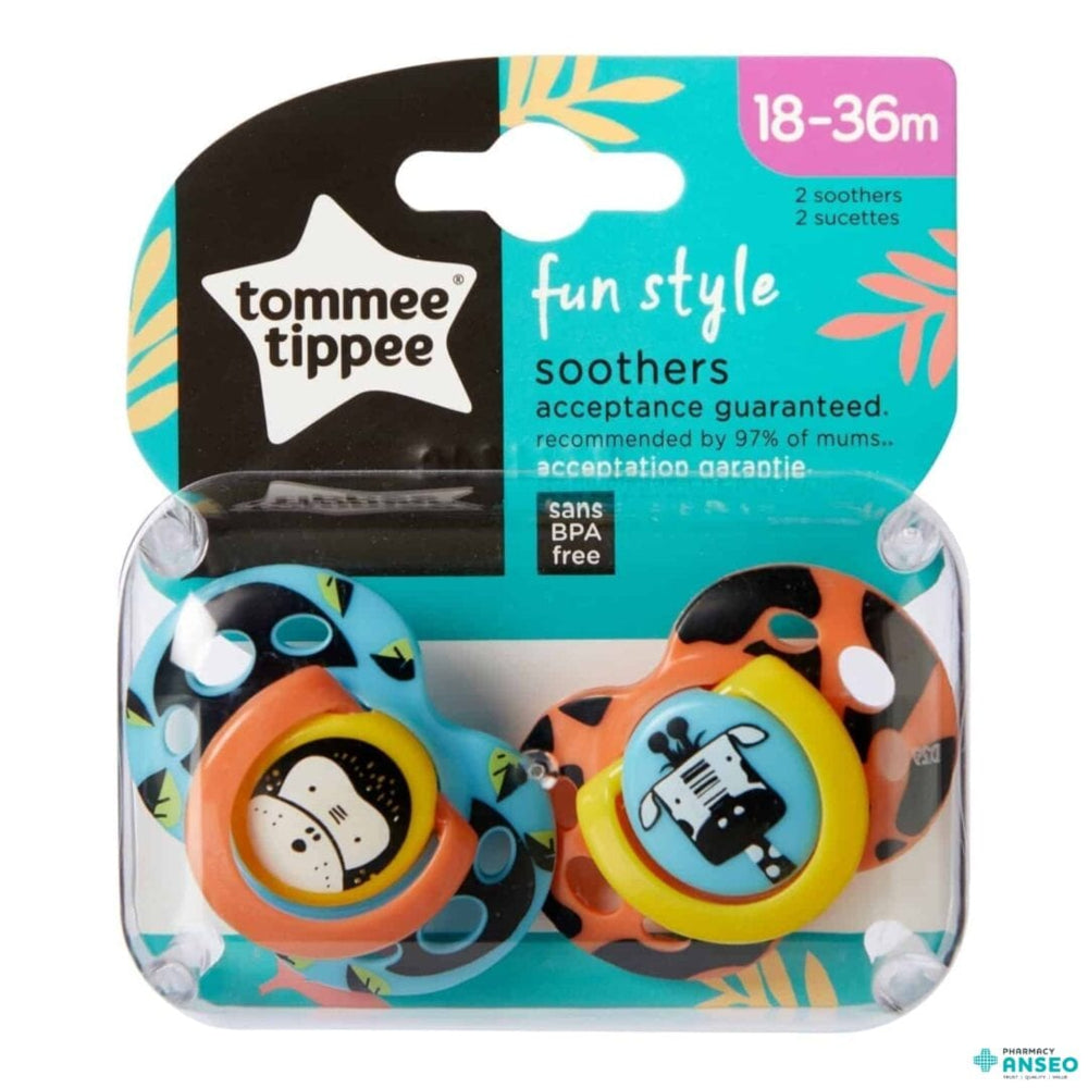 Tt Fun Style Soothers 18-36M
