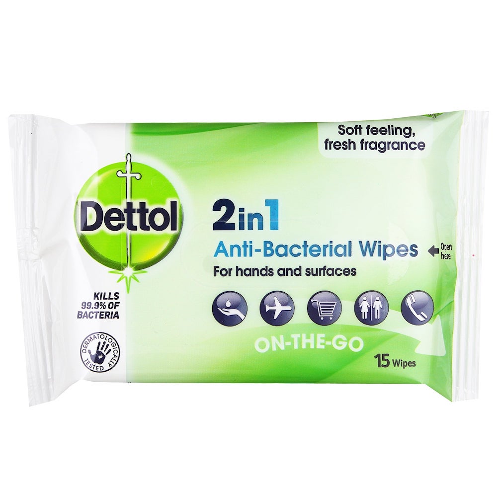 Dettol 2In1 Anti-Bac Wipes