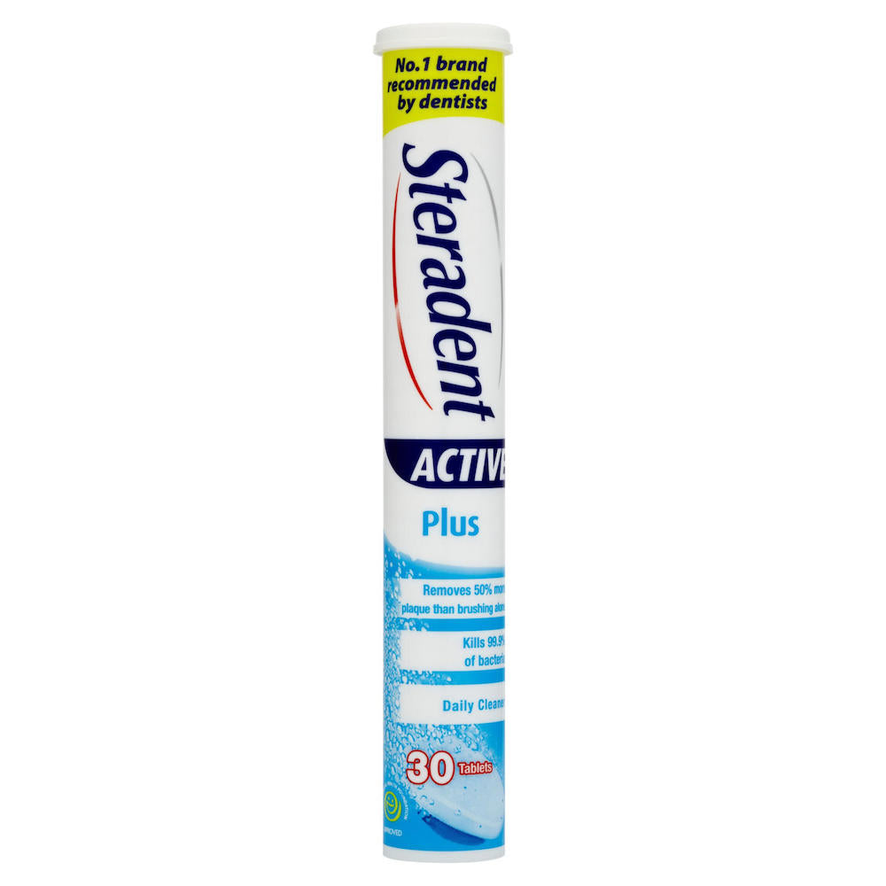 Steradent Active Plus 30Pk