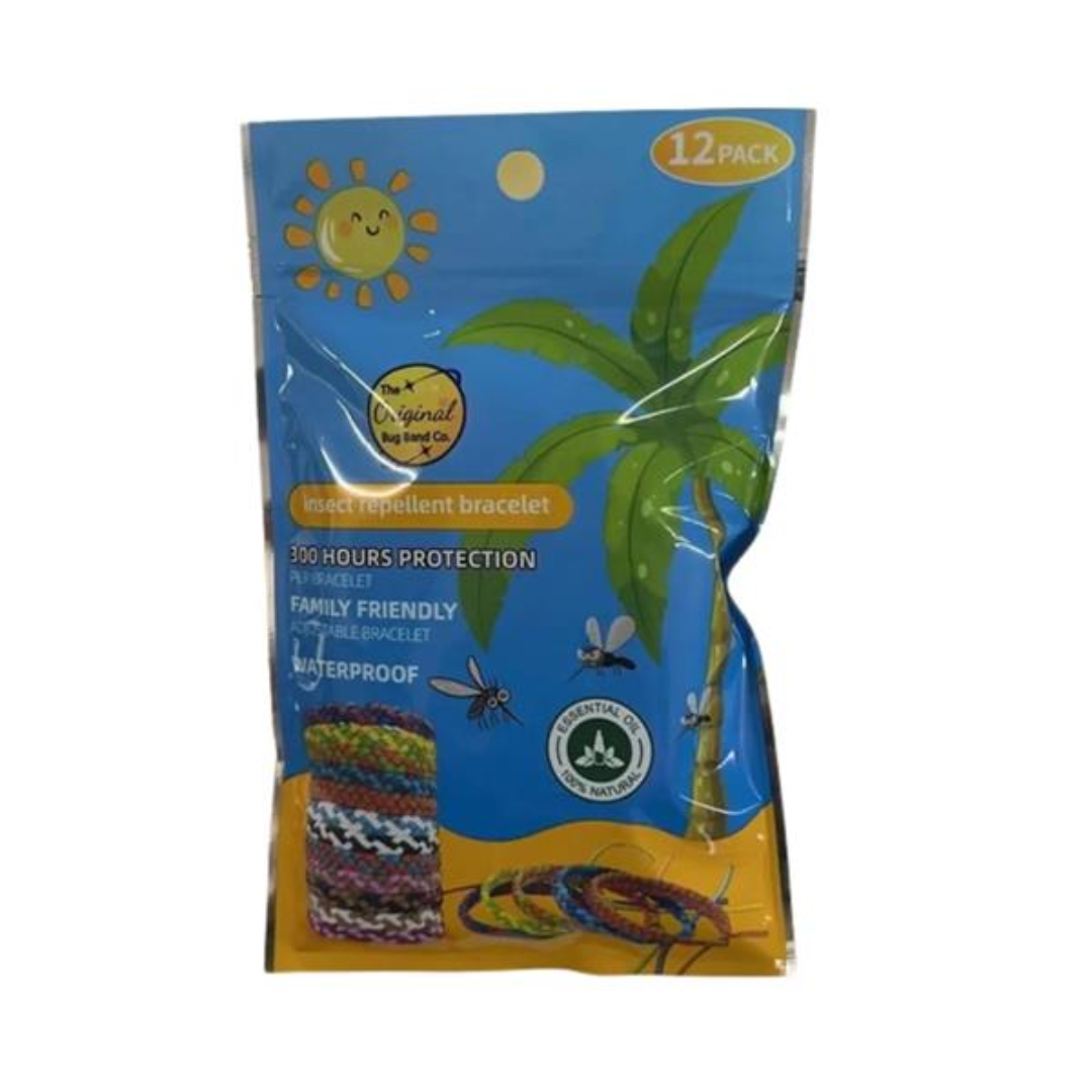 The Original Bug Band Co Insect Repellent Bracelet 12Pk