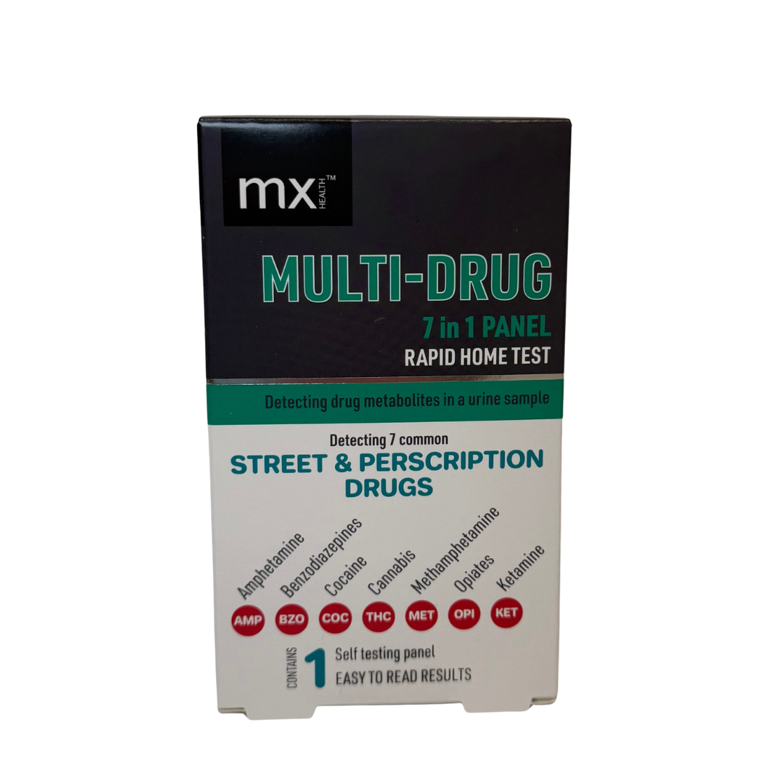 Mx Health Multi-Drug 7 In 1 Panel Rapid Home Test 1Pk