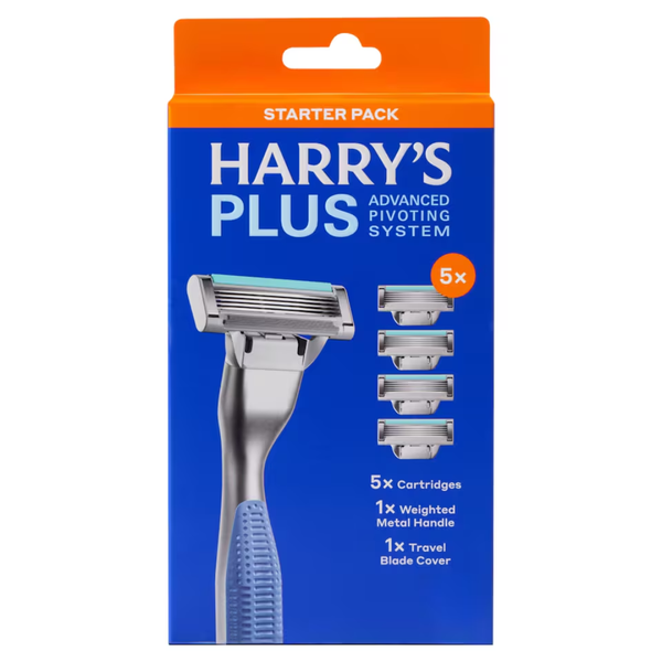 Harry's Plus Razor And 5 Blades Starter Set