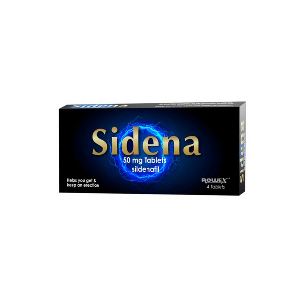 Sidena 50Mg Tablets 4 Pack