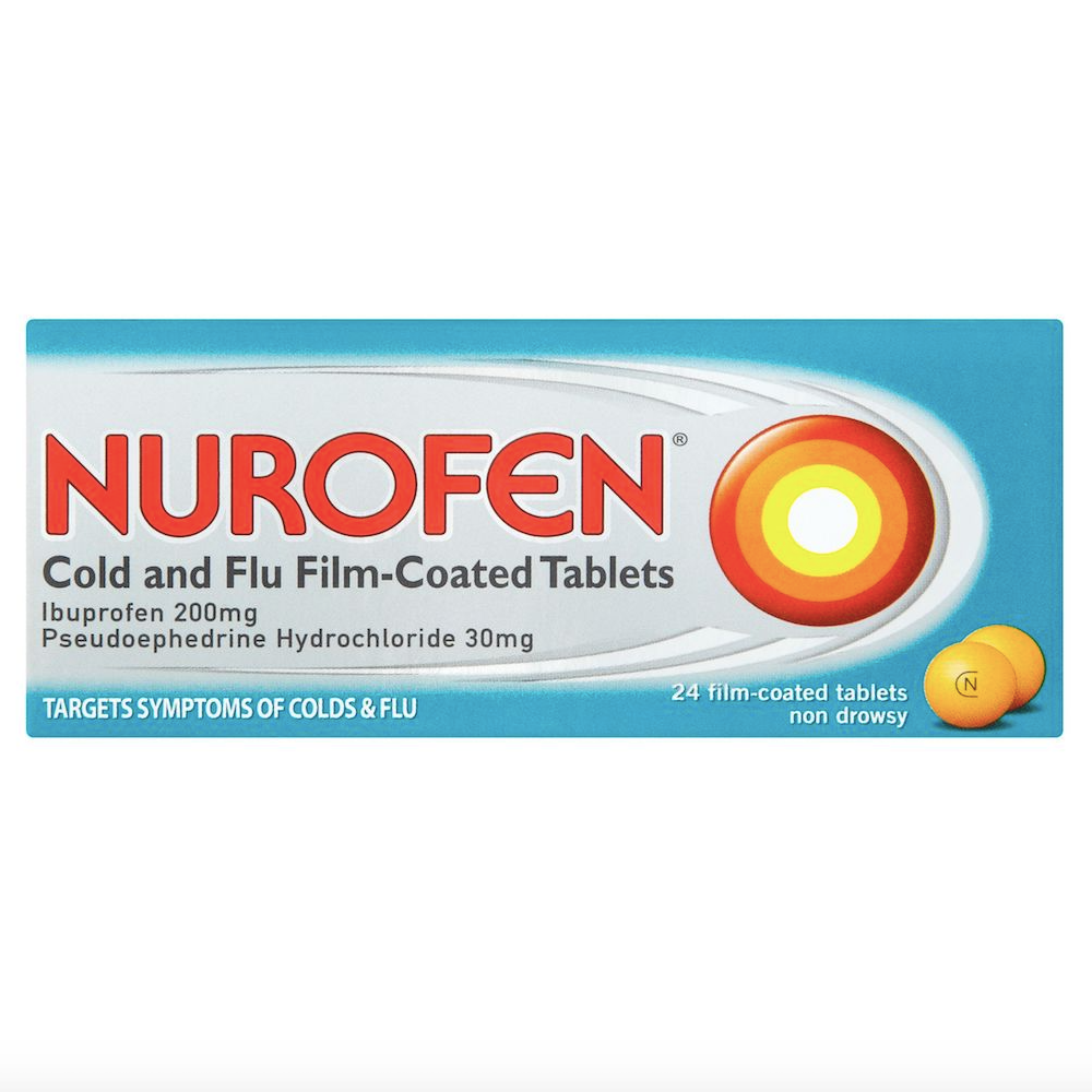 Nurofen Cold And Flu Tabs 24Pk