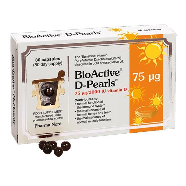 Bioactive D-Pearls 75Ug 80Pk