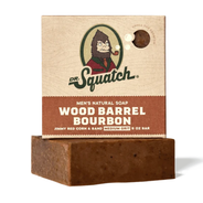 Dr Squatch Wood Barrel Bourbon Soap Bar 141G