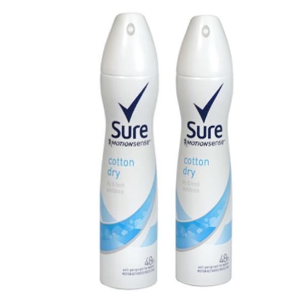 Sure For Women 250Ml 2Pk €5 Cotton Dry
