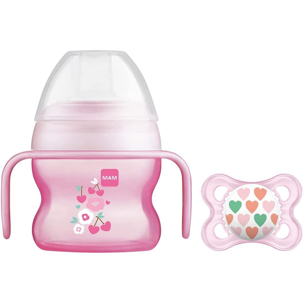 Mam Starter Cup Night 4+Months Pink