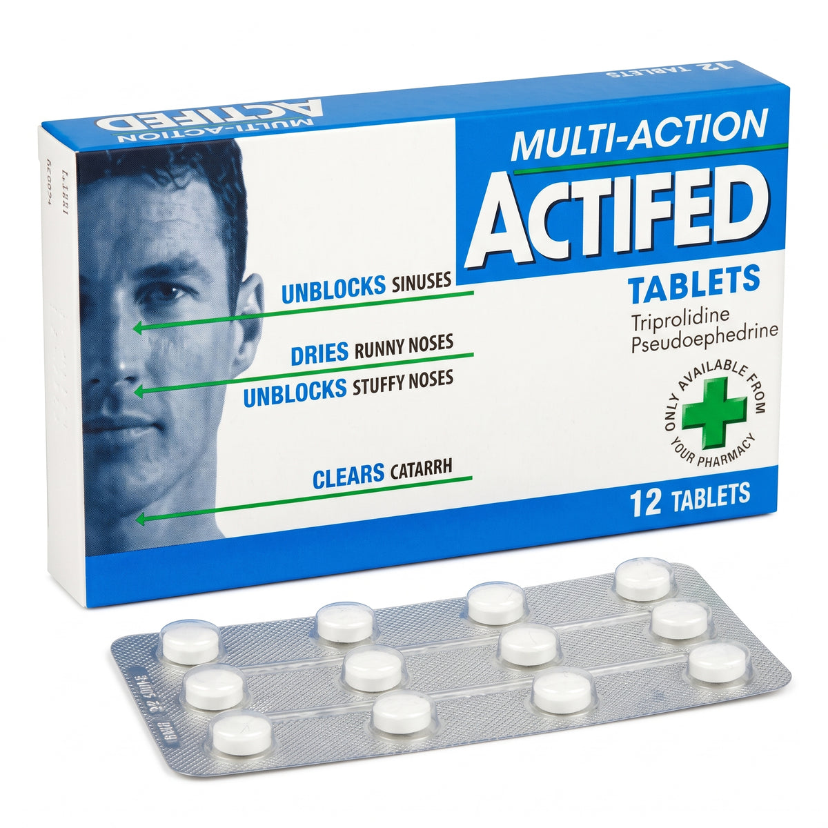 Actifed Tablets 12Pk