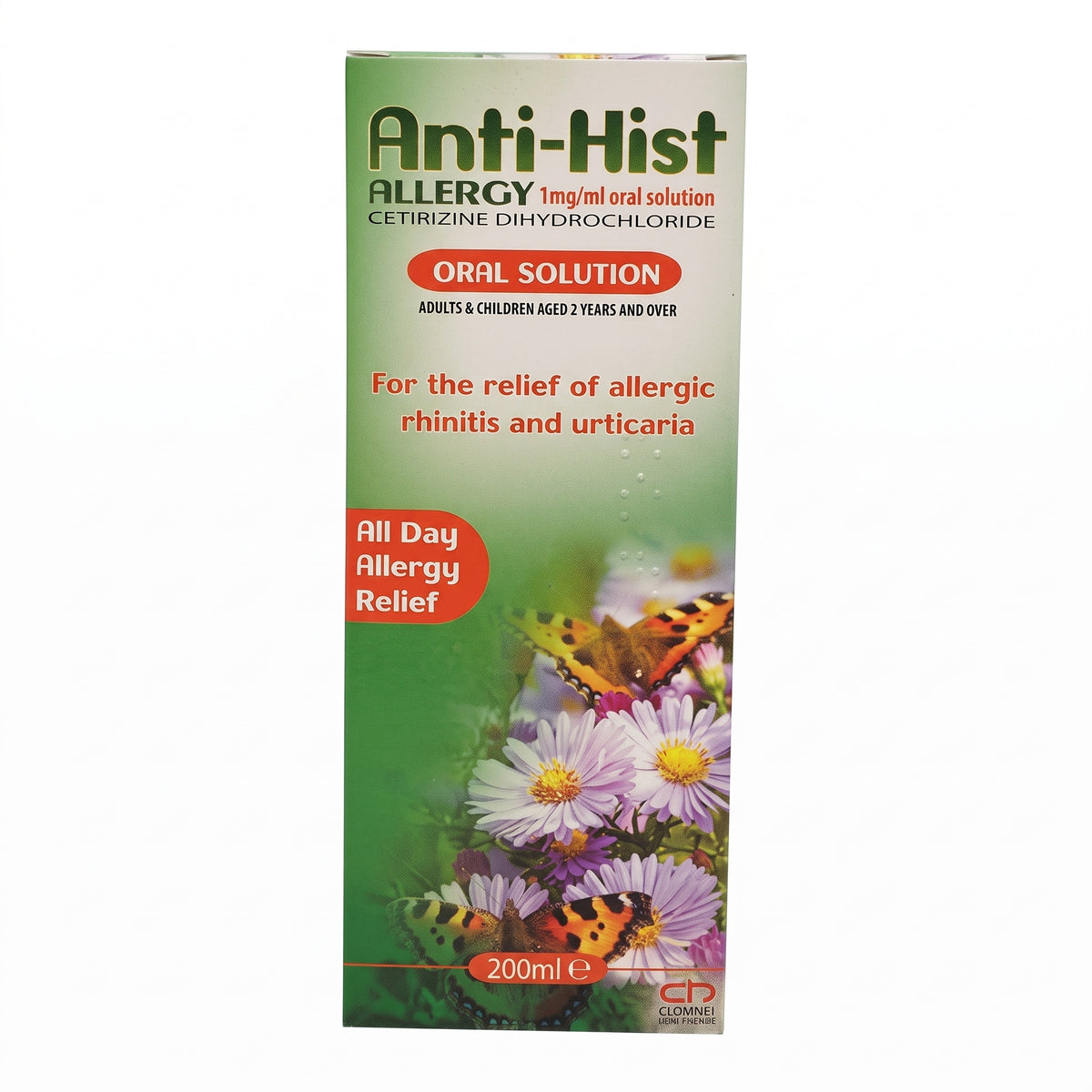 Anti Hist Anti-Hist Oral Solution 200Ml 1Mg/1Ml