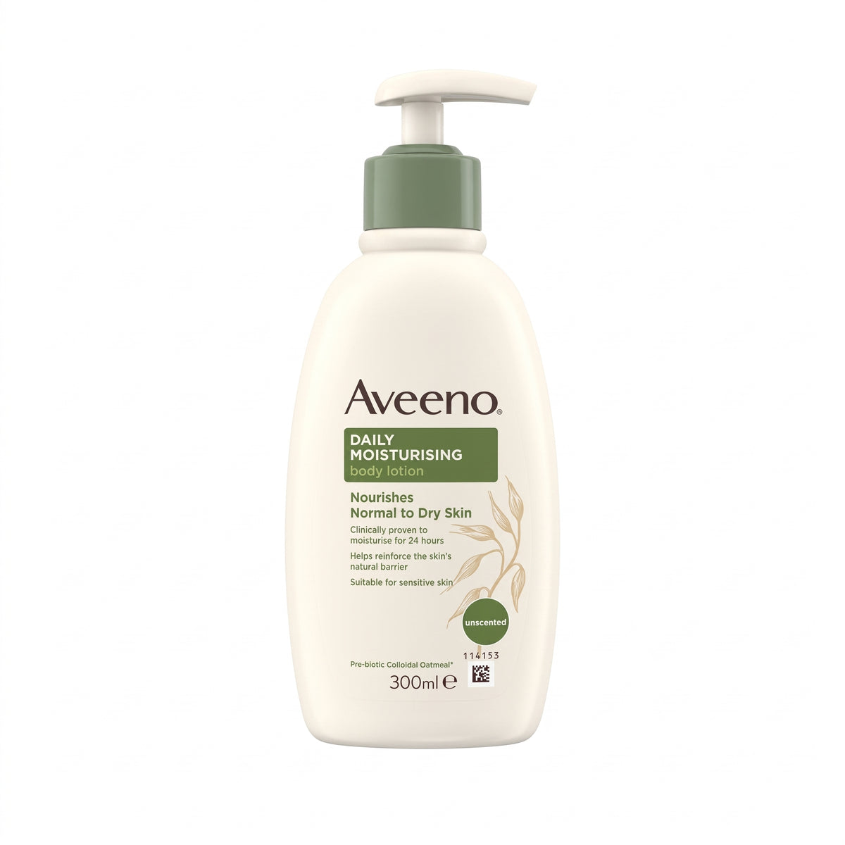 Aveeno 300Ml Moist Creamy Oil Pump