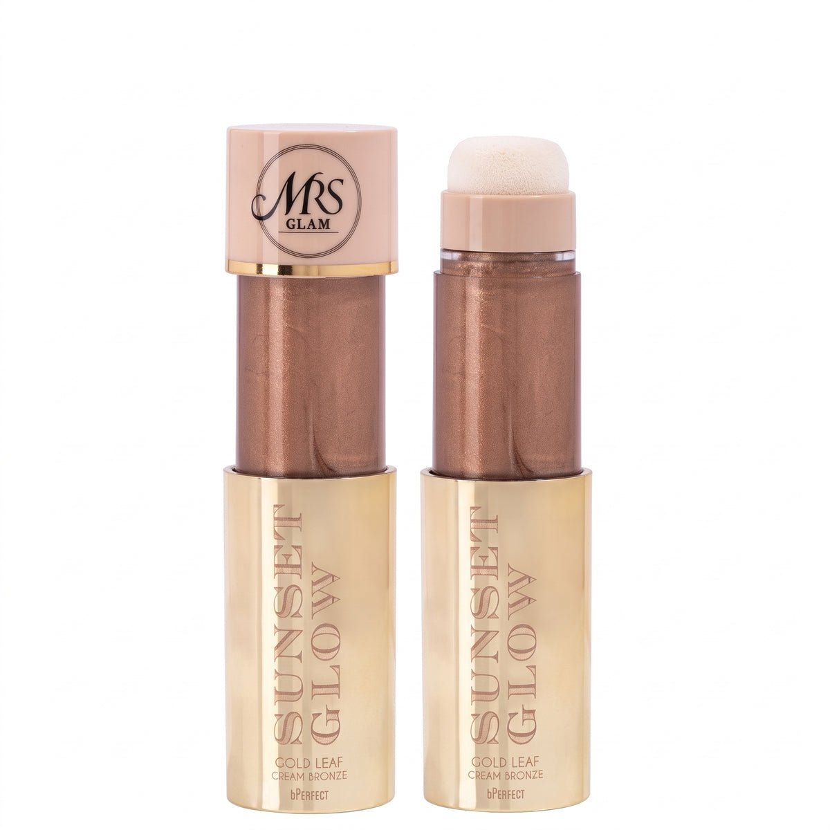 Bperfect Mrs Glam Sunset Glow Gold Leaf Cream Bronze