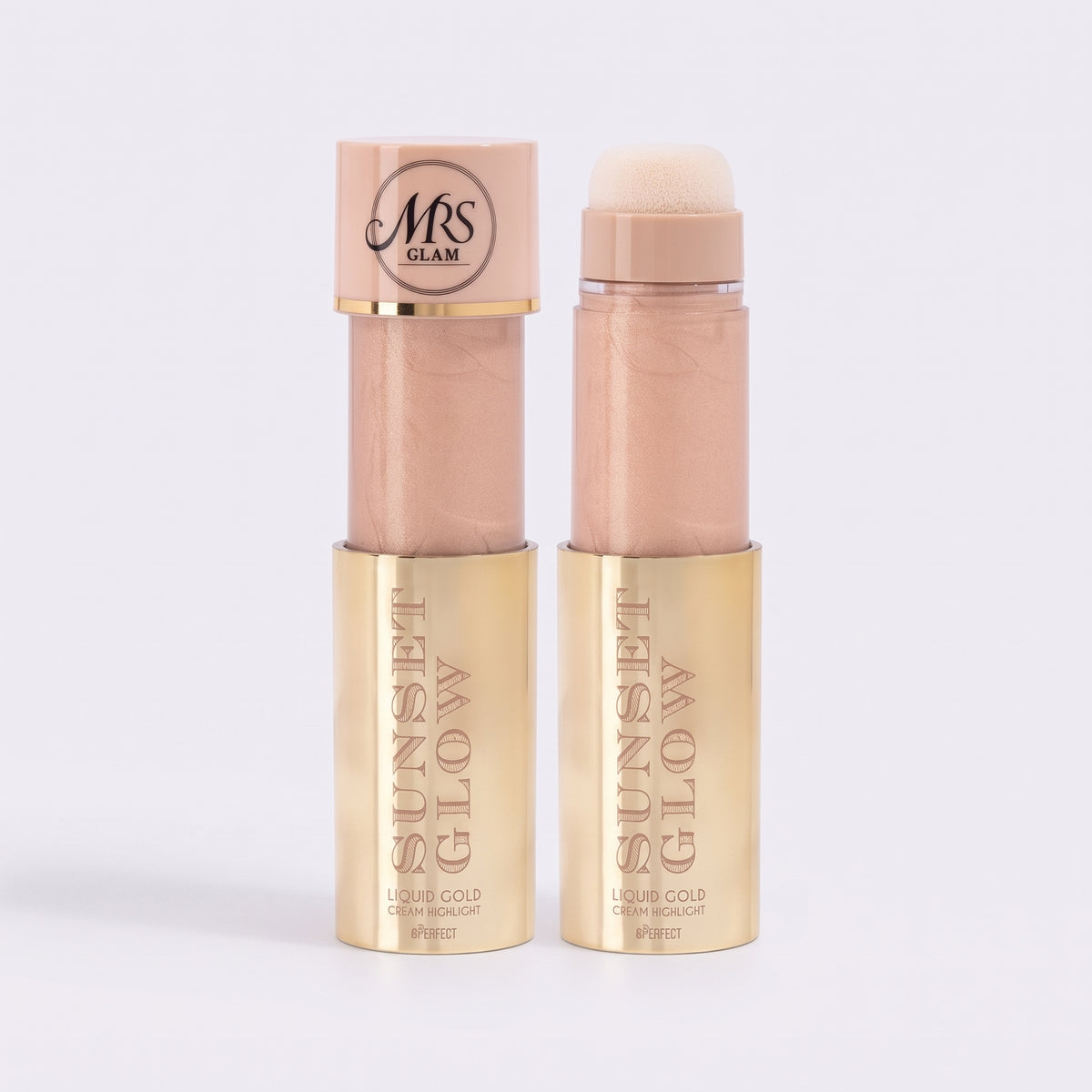 Bperfect Mrs Glam Sunset Glow Mystic Moonlight Cream Highlight