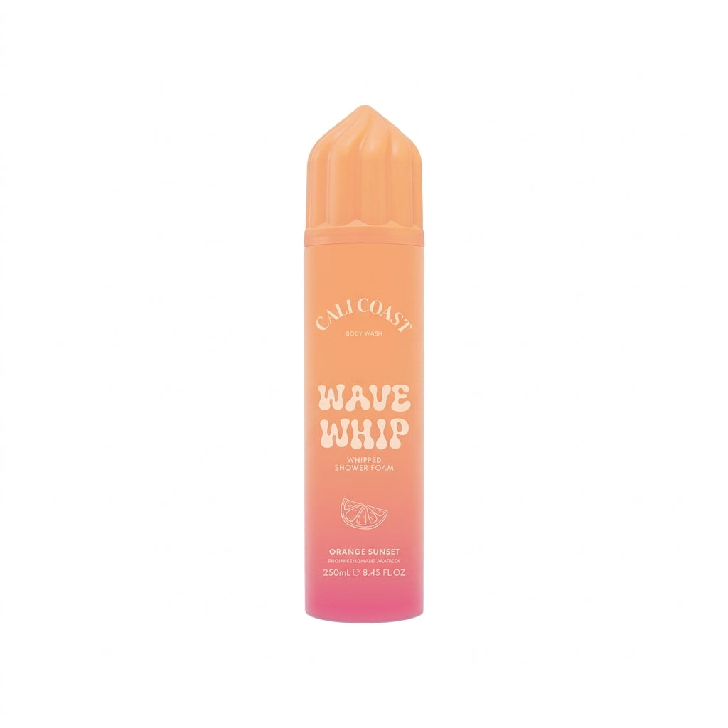 Cali Coast Wave Whip Shower Foam Orange Sunset 250Ml