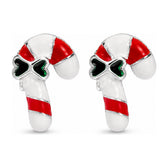 Candy Cane Stud Earrings