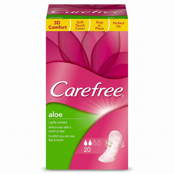 Carefree Aloe Vera Liner 20Pk