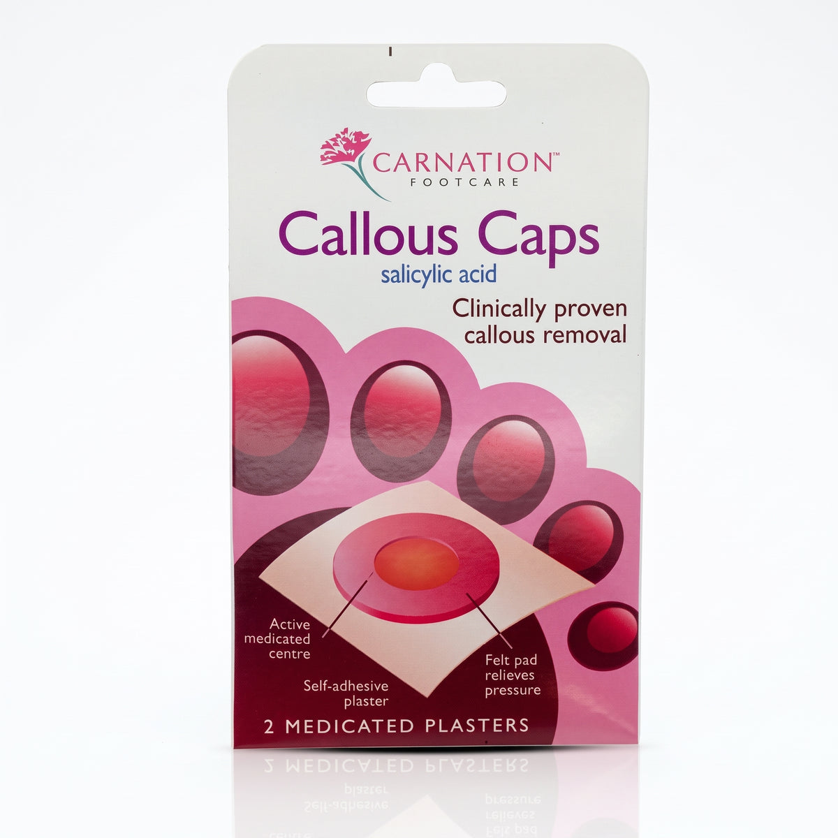 Carnation Callous Caps 2Pk