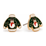 Christmas Jumper Stud Earrings