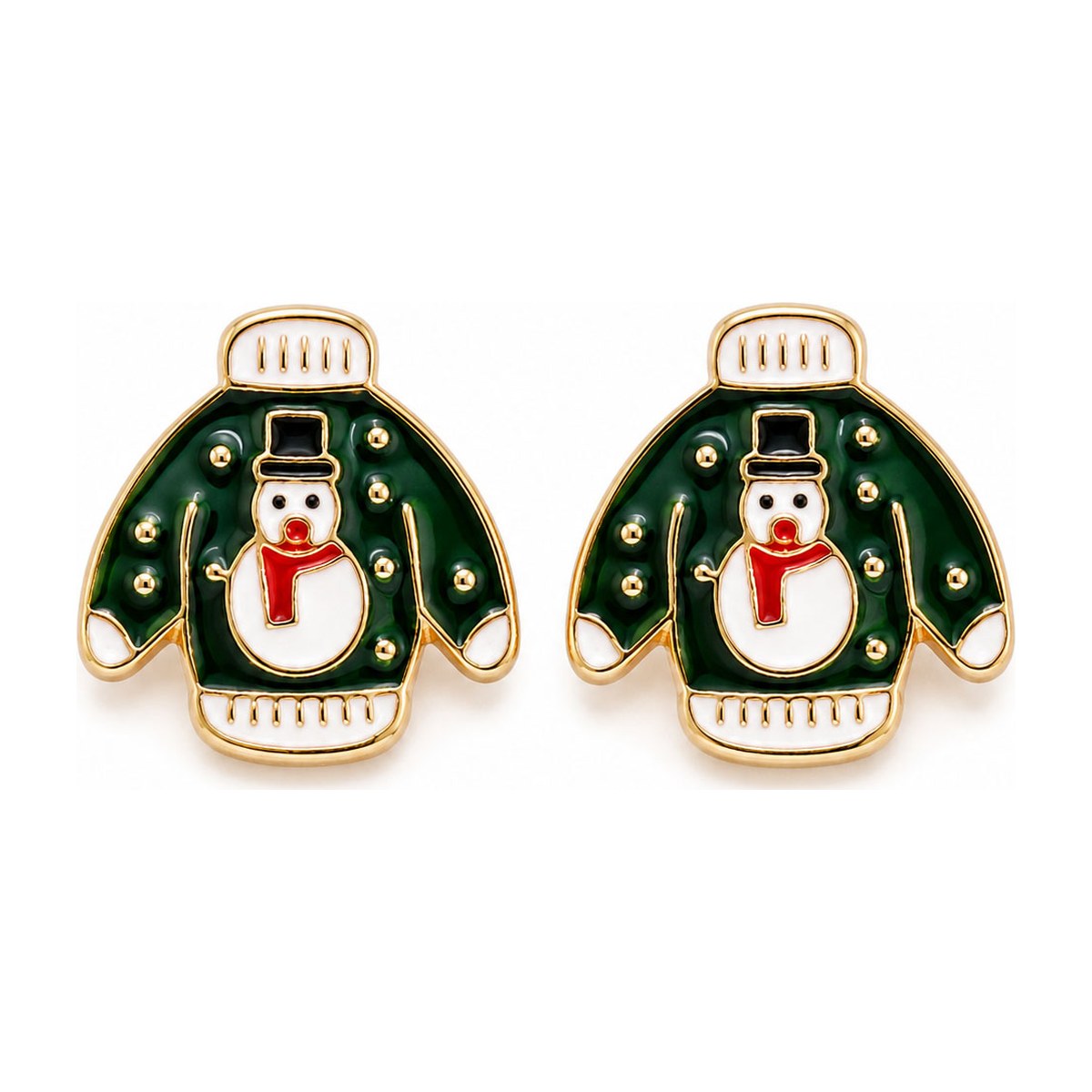 Christmas Jumper Stud Earrings