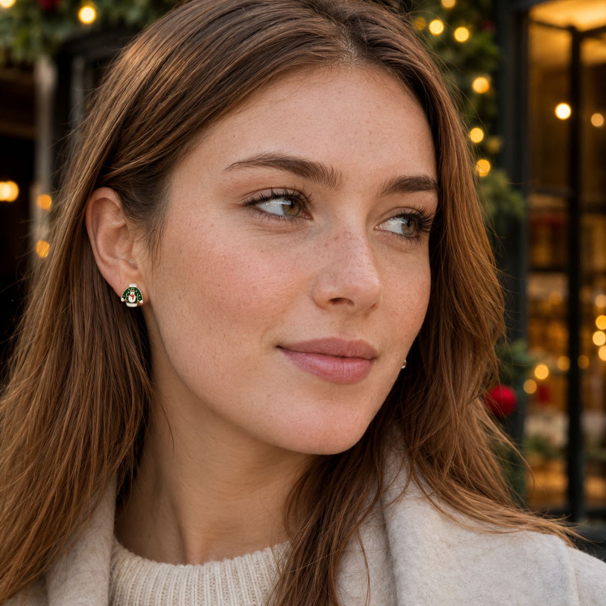Christmas Jumper Stud Earrings