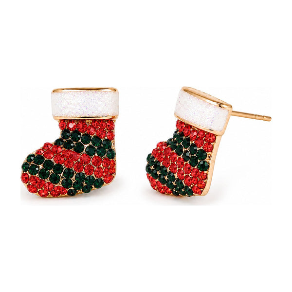 Christmas Stocking Stud Earrings