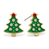 Christmas Tree Stud Earrings