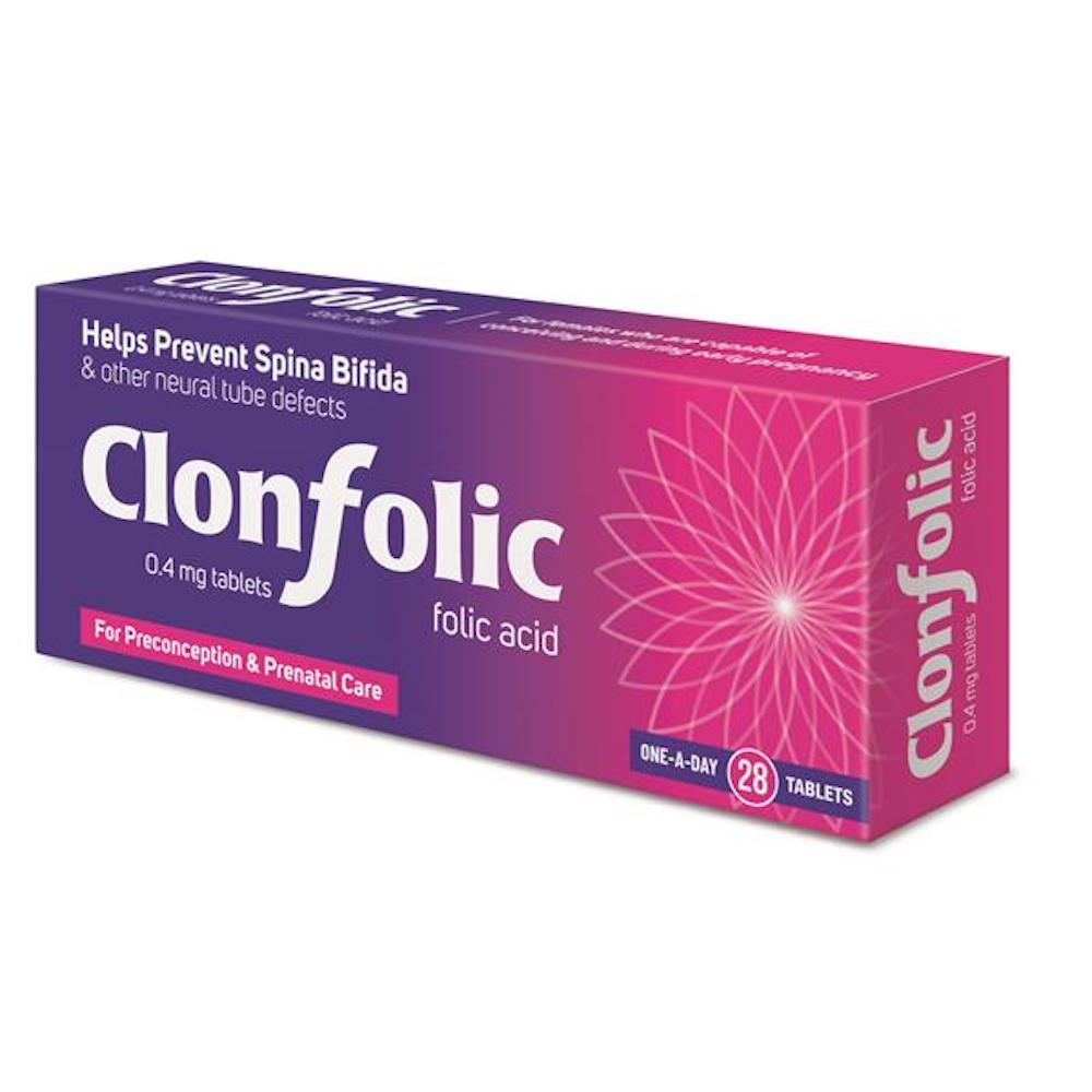 Clonfolic Folic Acid 28Pk / 4Wk