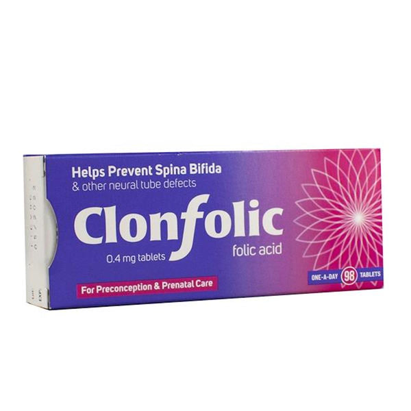 Clonfolic Folic Acid 98Pk / 14Wk