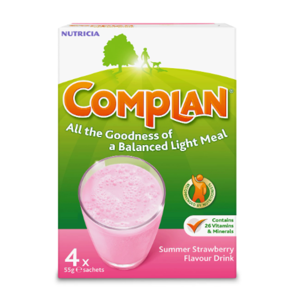 Complan Strawberry 4 X 55G Pk