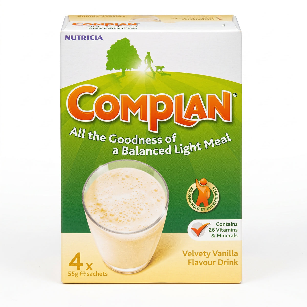 Complan Vanilla 4 X 55G Pk