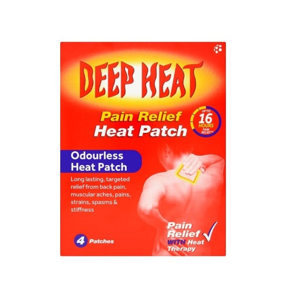 Deep Heat Well Patch 4Pk