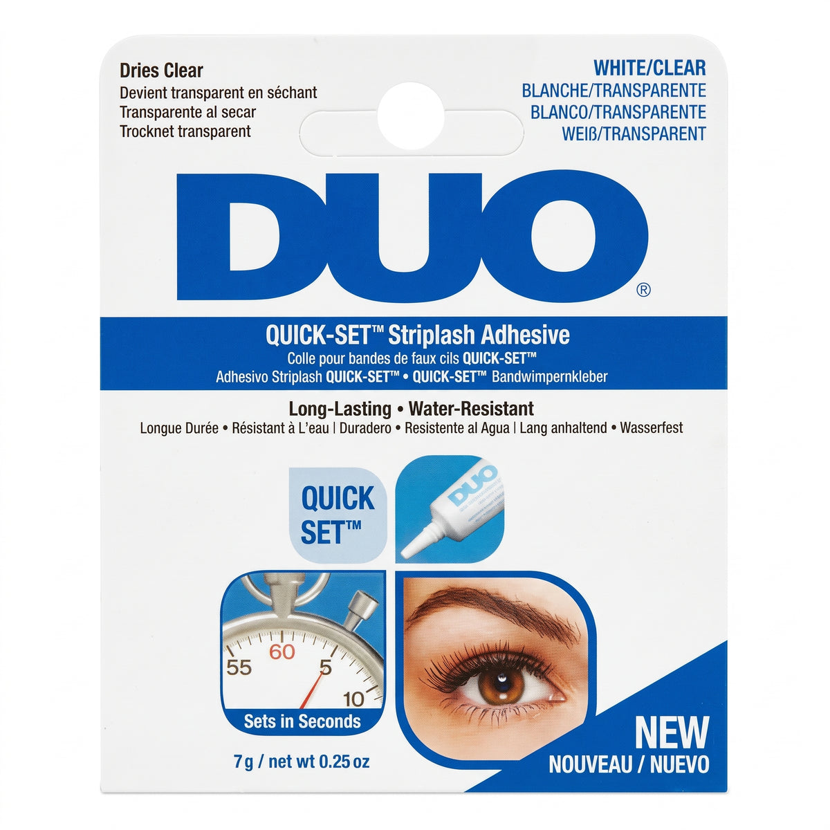 Duo Striplash Adhesive 7G White/Clear