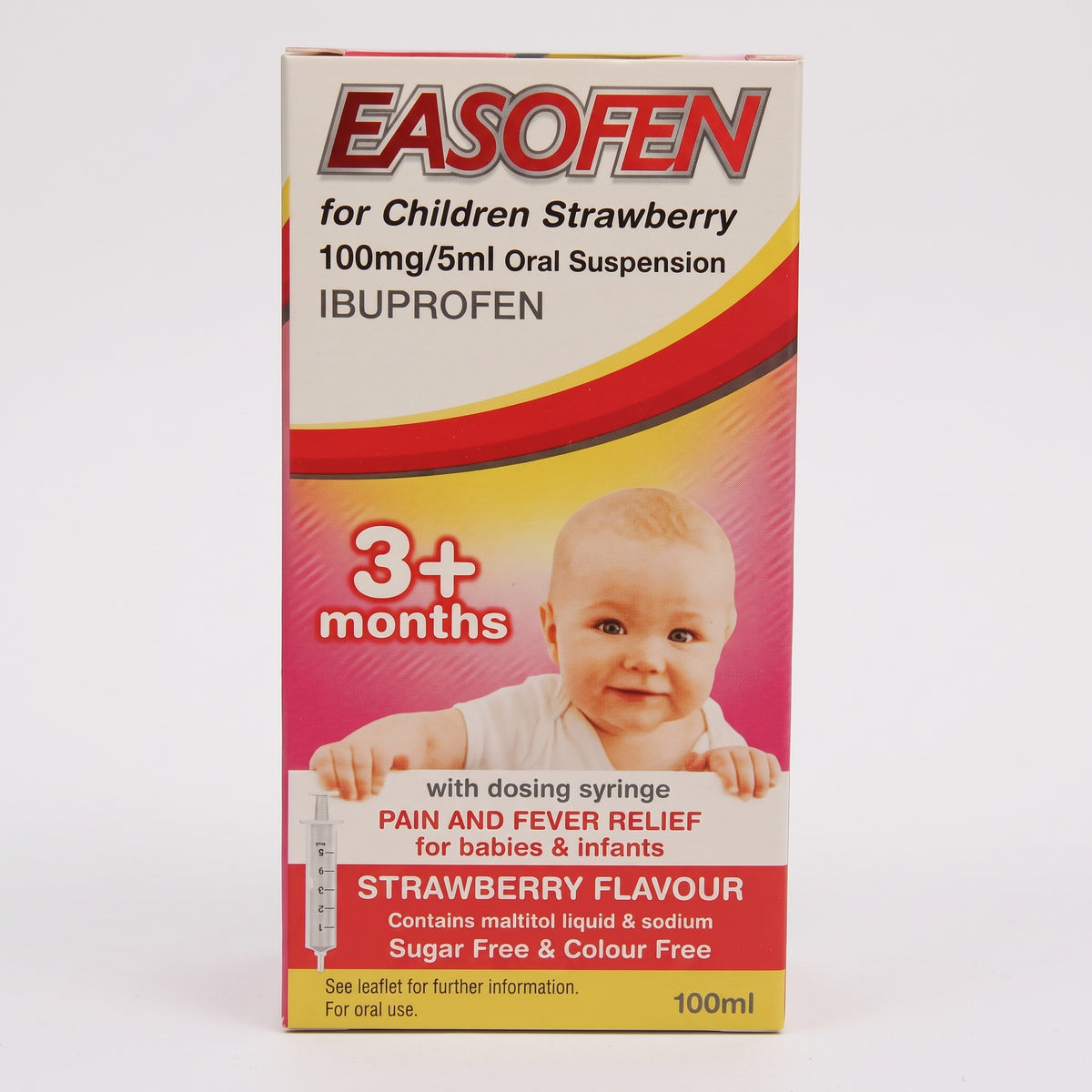 Easofen Child 3M+ 100Ml Strawberry