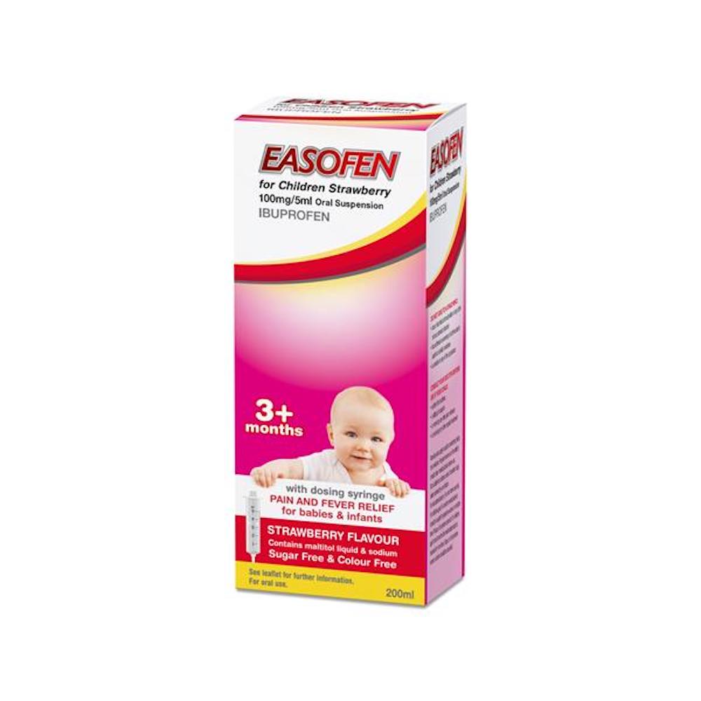 Easofen Child 3M+ 200Ml Strawberry
