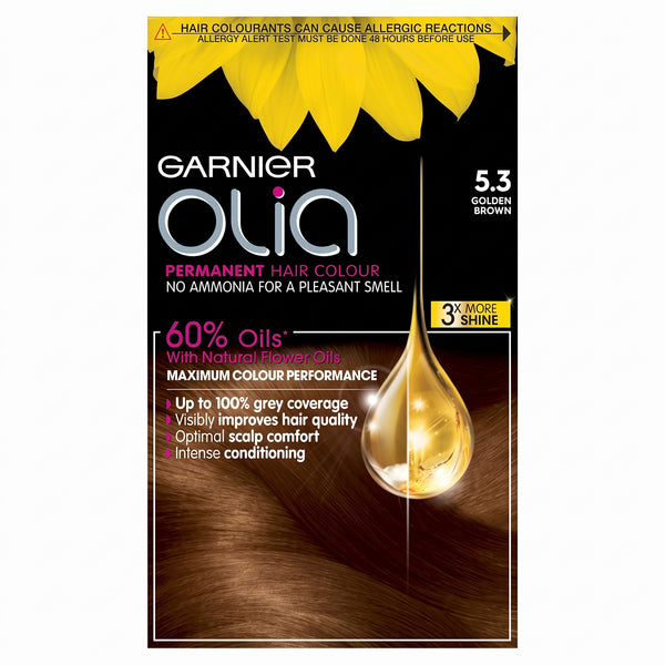 Garnier Olia 5.3 Golden Brown No Ammonia Permanent Hair Dye