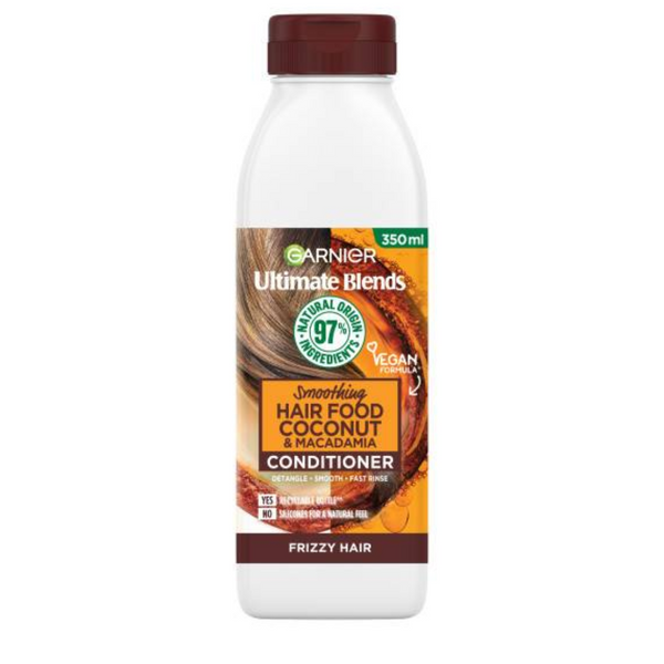Garnier Ultimate Blends Smoothing Hair Food Coconut & Macadamia Conditioner