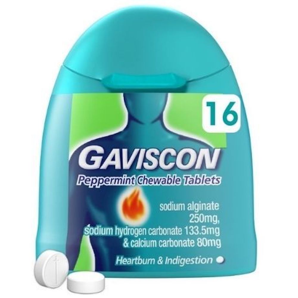 Gaviscon Handy Pack Peppermint 16Pk