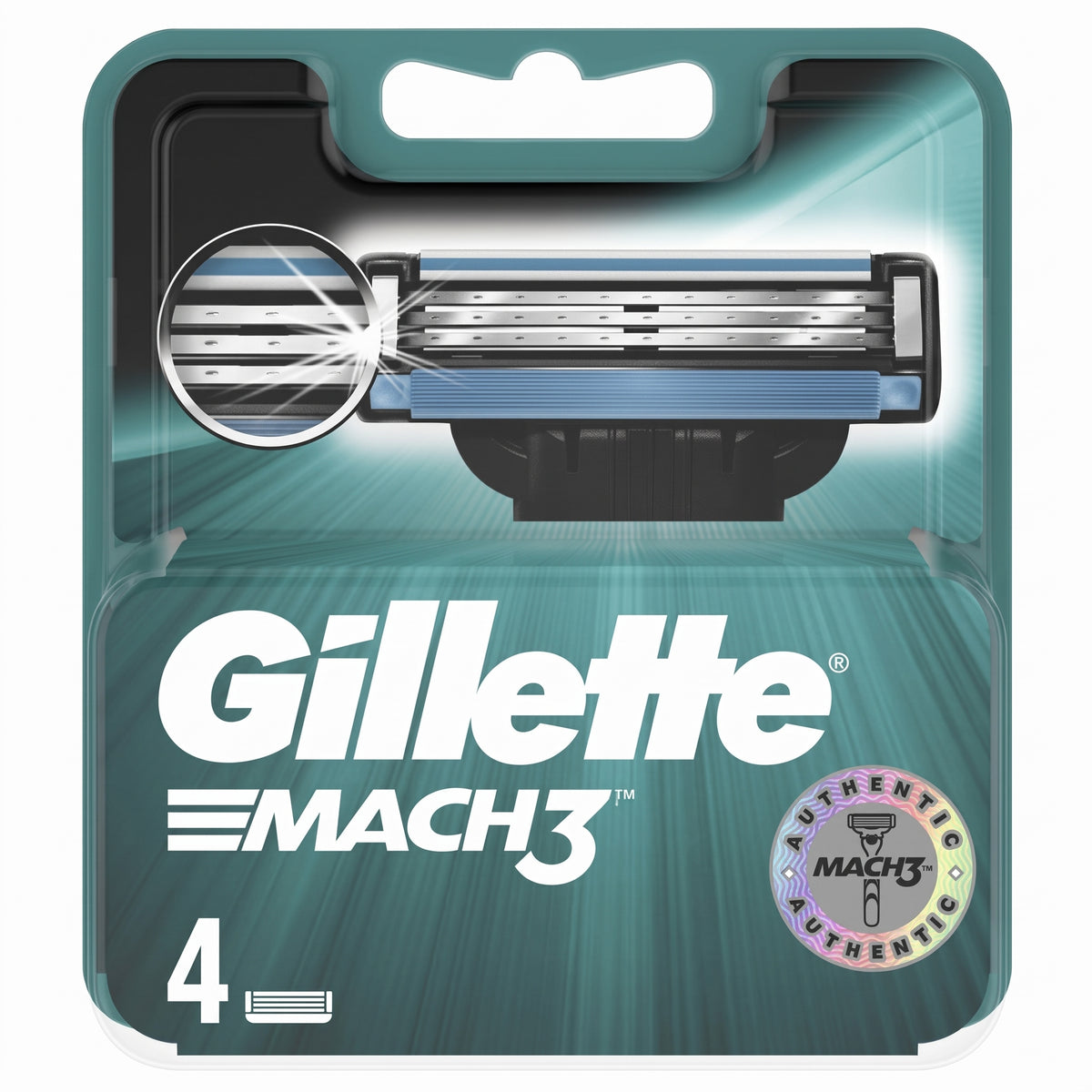 Gillette Mach 3 Blades 4Pk