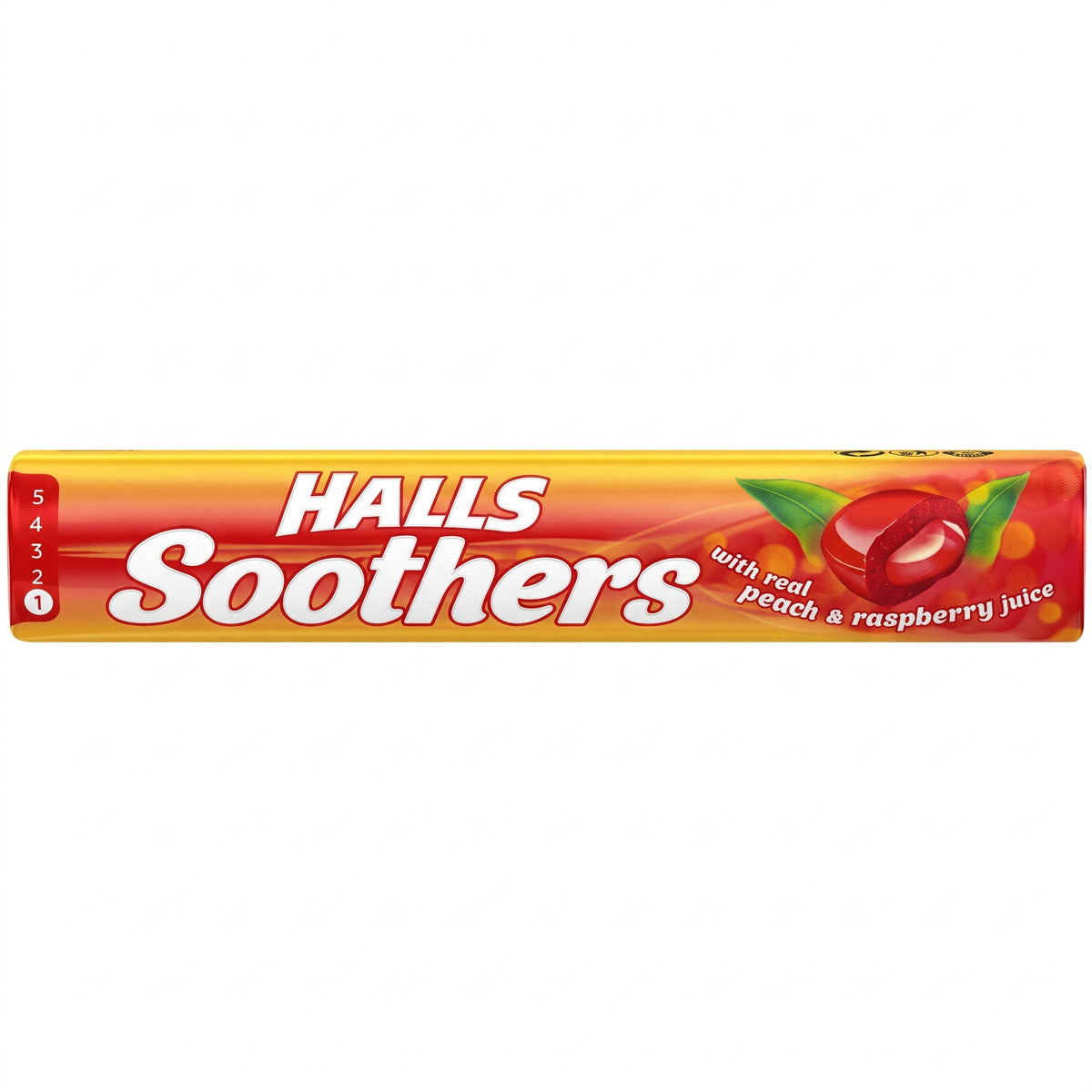 Halls Soothers Peach & Raspberry