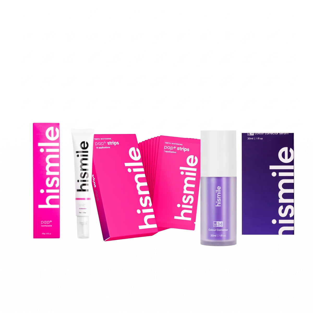 Hismile Teeth Whitening & Brightening Bundle