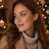 Holly Leaf Stud Earrings